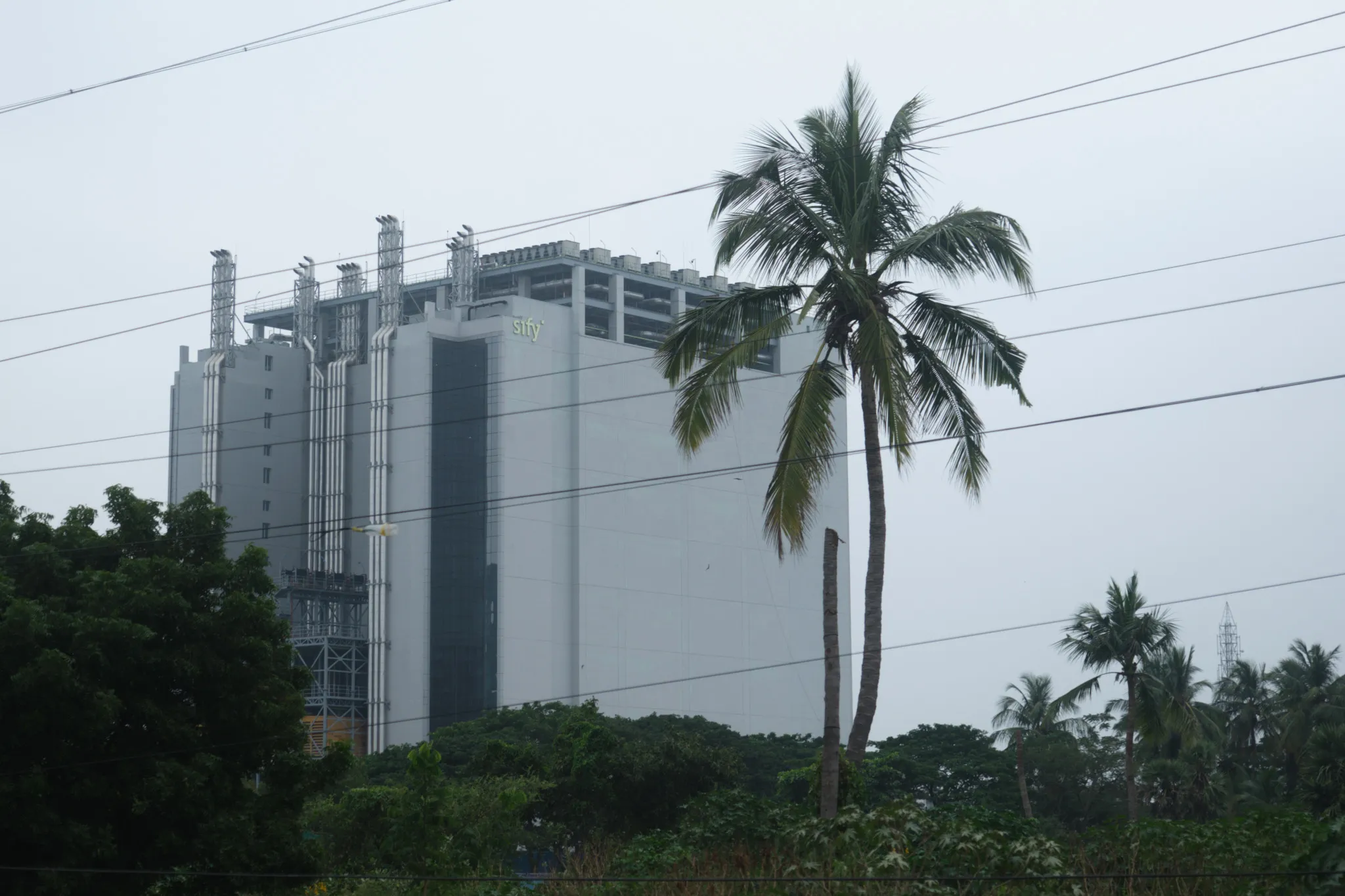 A hyperscale data center in Chennai, India. Photo by Shamsheer Yousaf.